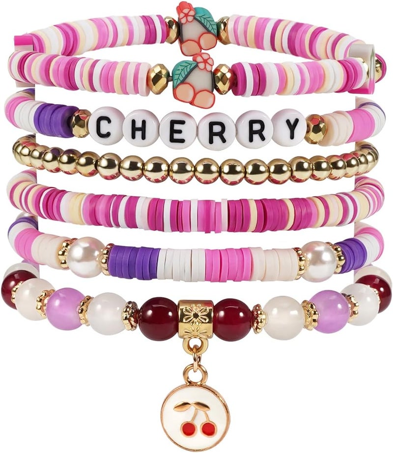 Briutn 4th of July Beaded Bracelets with American Flag Stars Charms USA Jewelry - Image 1